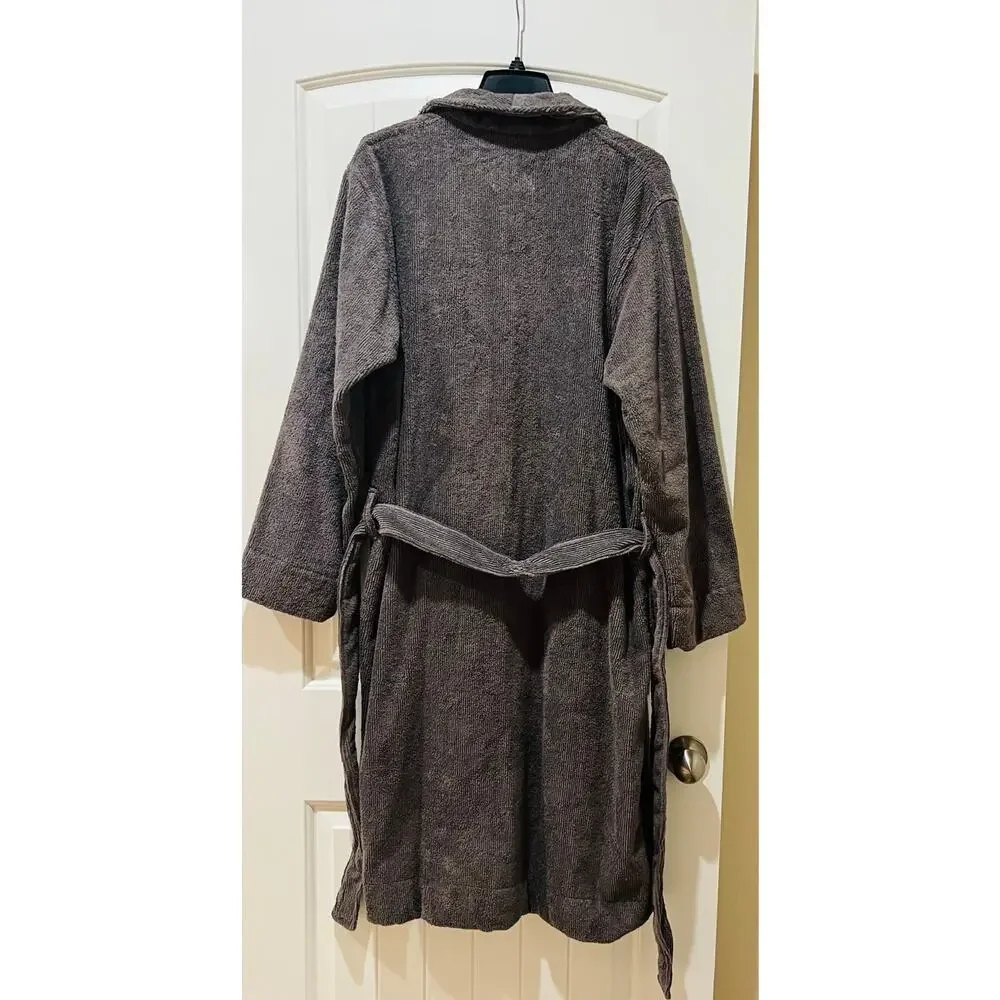 NWT❤️UGG Men’s Grey Cotton Robe szM/L